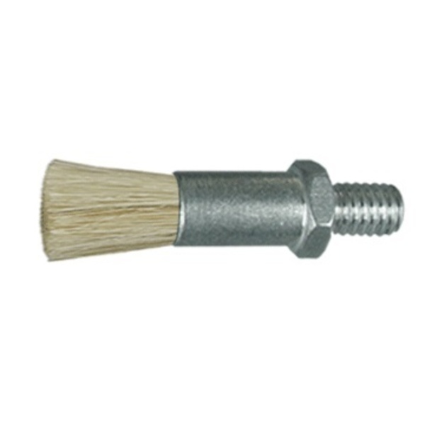 Gordon Brush 3/8" D Body Horsehair Fill .063" Orifice Male Thread Flow Thru Brush 901713HH